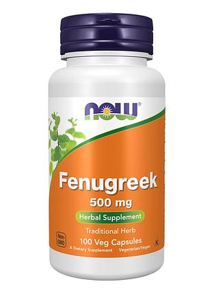Растительная добавка пажитник now foods 500 мг 100 капсул для мужского здоровья.