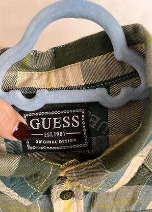 Рубашка для хлопчика, guess, на 10 років, колір зелений 4