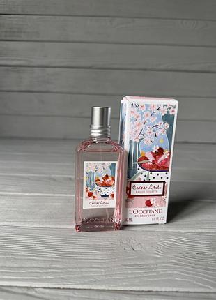 Туалетна вода l'occitane із лінійки «вишневий цвіт» об'ємом 50 мл франція
