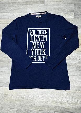 Мужской лёгкий свитшот hilfiger denim , размер l .