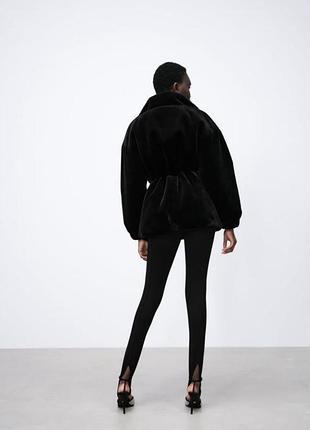 Шуба на замку тепла zara 4