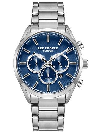 Мужские наручные часы lee cooper england silver механические, водостойкие.