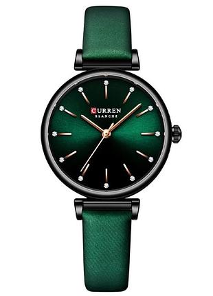 Женские наручные часы curren grass кварцевые, минеральное стекло.
