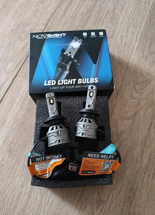 Світлодіодні led лампи для авто novsight h7 — комплект (2 шт.)