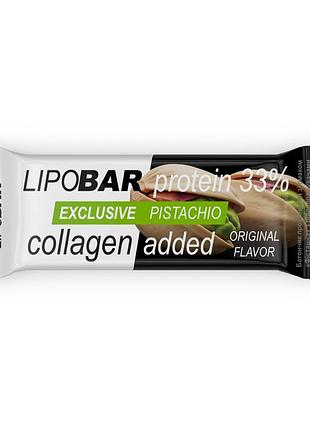 Протеїновий батончик, lipobar, 50 г, для спортивного раціону.