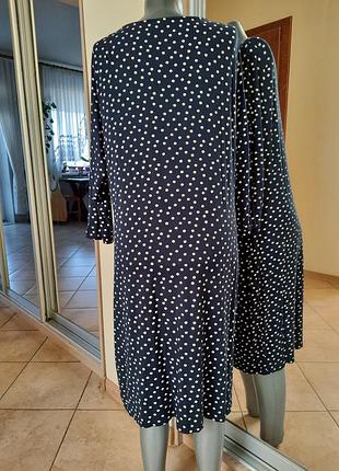 Шикарное в горох платье 👗 2