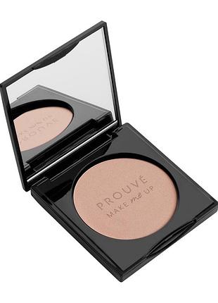 Натуральный хайлайтер 1 prouvé, макияж лица.