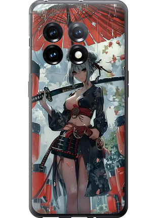 Чехол на oneplus 11 гейша-воин "6124u-2940-851"