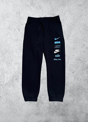 Утеплені оригінальні штани nike на 5-6 років