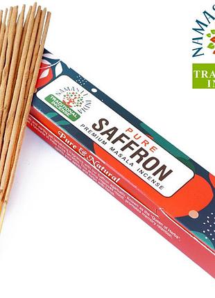 Ароматичні палички шафран namaste india pure saffron