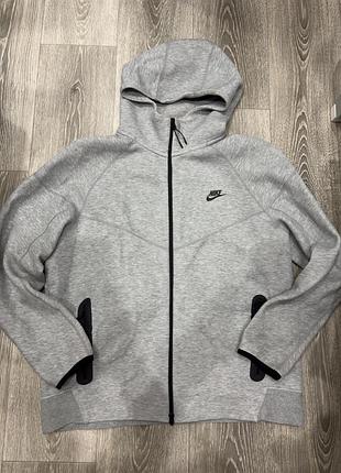 Куртка , вітровка nike tech fleece , у сірому кольорі , в розмірі xl