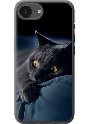 Чехол на iphone se 4 дымчатый кот "825u-3652-851"