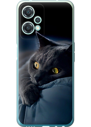 Чохол на oneplus nord ce 2 lite димчастий кіт "825u-2684-851"