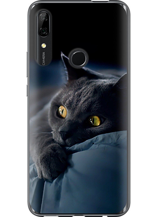 Чехол на huawei p smart z дымчатый кот "825u-1704-851"