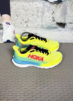 Hoka mach 5 кроссовки 40 размер беговые жёлтые