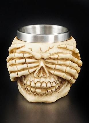 Стопка череп из полистона cup-2