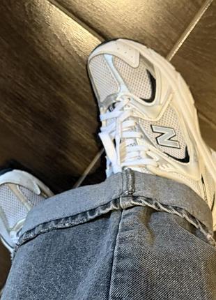 Кроссовки стиль new balance кожа 4