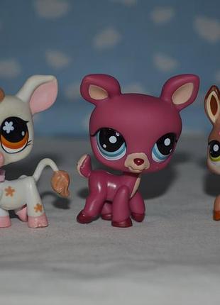 Фігурки корова корівка пет шопи pet shop іграшки зоомагазин littlest pet shop lps оригінал