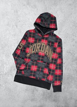 Утеплене оригінальне худі jordan на 10-12 років