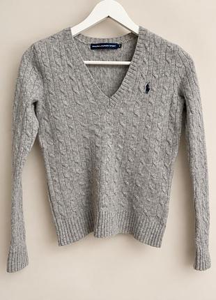 Светр ralph lauren sport, 100% ягняча вовна