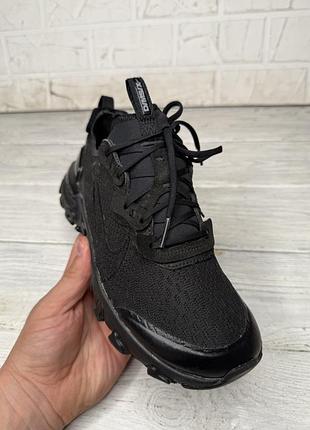 Крутые черные кроссовки nike react vision оригинал 2