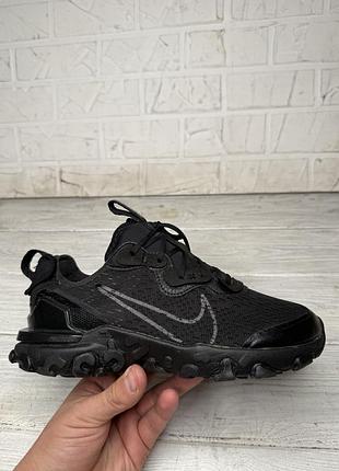 Крутые черные кроссовки nike react vision оригинал
