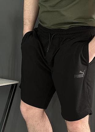 Шорты puma черный лого m