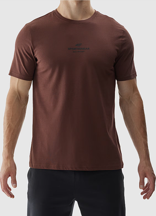 Чоловіча футболка 4f tshirt m1585 dark brown