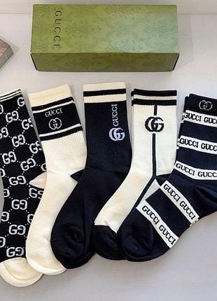 Носки премиум ( набор носков подарочный) gucci 6
