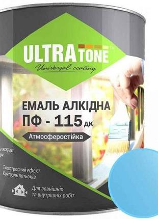 Емаль алкідна пф-115 світло-блакитний 2,8кг тм ultra tone
