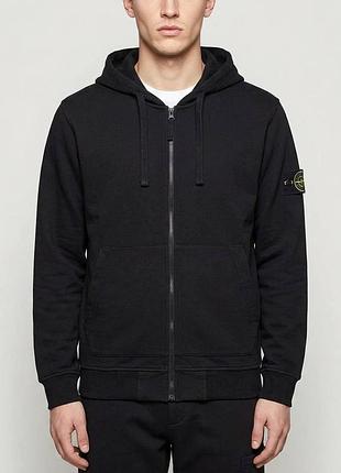 Зип-худи stone island черное xl