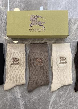 Носки премиум ( набор носков подарочный) burberry 2