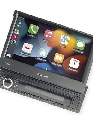 Магнитола 2din выездная cyclone wince 6.0 fm, usb, microsd, aux, mp5, avi, экран7, bt, carplay