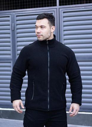 Толстовка флисовая pobedov voin черный 3xl
