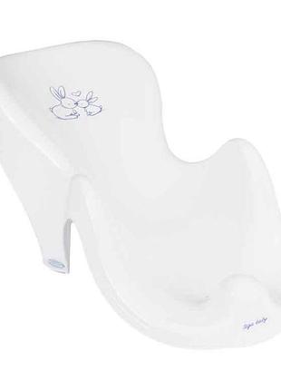 Горка для купания белый кролики (kr-003-103, white) тм tega