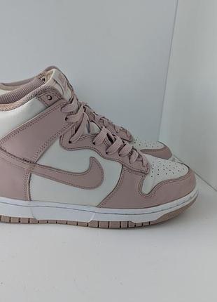 Кроссовки nike dunk high pink oxford 3