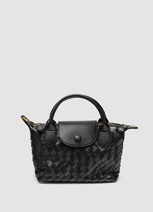 🤍 mirea bag black/gold 18 х 12 х 10 см