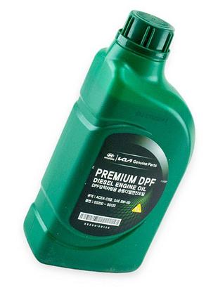 Олива моторна mobis hyundai 5w-30 premium dpf diesel c3 1л hyundai, kia