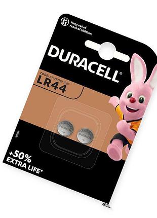 Батарейка таблетка лужна 1.5v a76, lr44 alkaline блістер duracell (2 шт)
