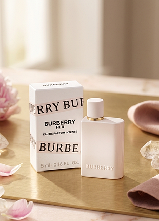 Миниатюра парфюма burberry her eau de parfum intense, 5 мл