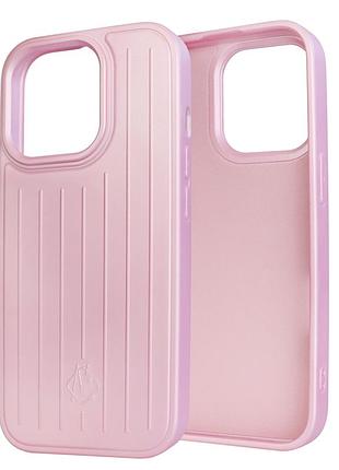 Противоударный чехол rimova case для iphone 14 pro max tpu пылезащищенный влагозащищенный розовый
