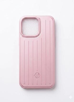 Протиударний чохол rimova case для iphone 14 pro max tpu пилозахищений вологозахищений рожевий 2