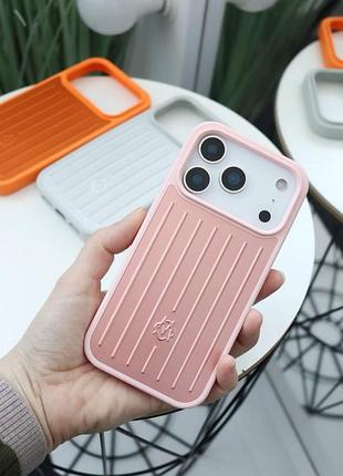 Протиударний чохол rimova case для iphone 14 pro max tpu пилозахищений вологозахищений рожевий 4