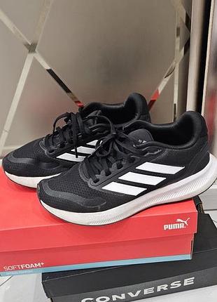 Кросівки для хлопця дитячи (підліткові) чорного кольору adidas