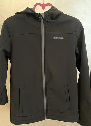 Куртка на хлопчика 10-11 років, mountain warehouse, колір чорний, осінь