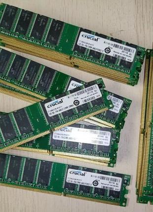 Оперативна пам'ять ddr1 1 gb 400 mhz 3200u intel/amd