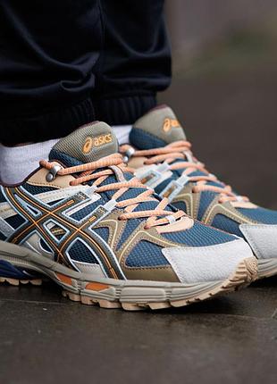 Чоловічі термо кросівки asics gel kahana 8 сині зимові теплі повсякденні на холодну погоду щоденні waterproof асікс гель кахана