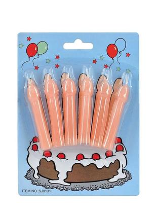 Свічки для торта fun novelties birday party candle дівич вечір девічнік девишник свічки пеніс