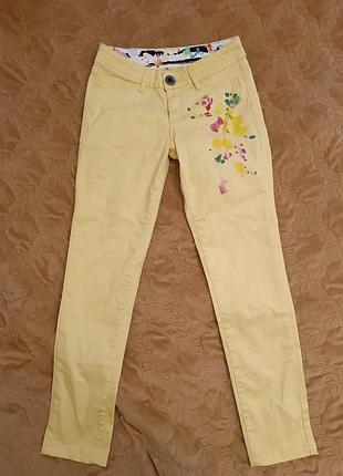 Desigual 26 xs джинсы брюки скини оригинал люкс