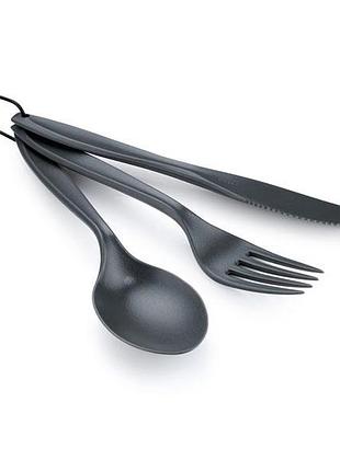 Набор столовых приборов gsi 3 pc ring cutlery set grey